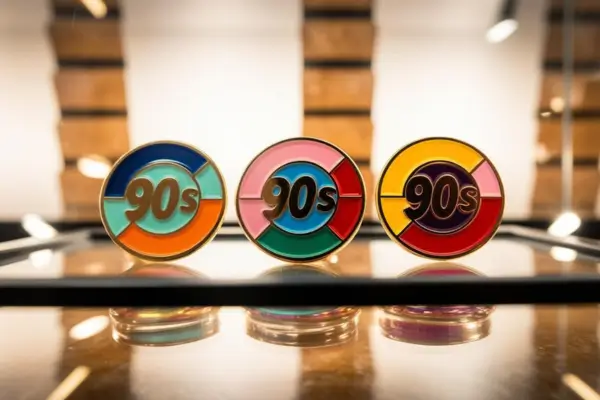 Pins e Broches dos Anos 90: Ícones Nostálgicos Cheios de História