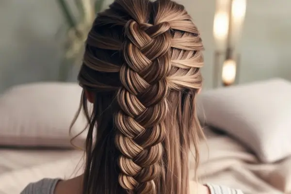 Tranças Embutidas para o Dia a Dia: Beleza Atemporal com Toque Vintage